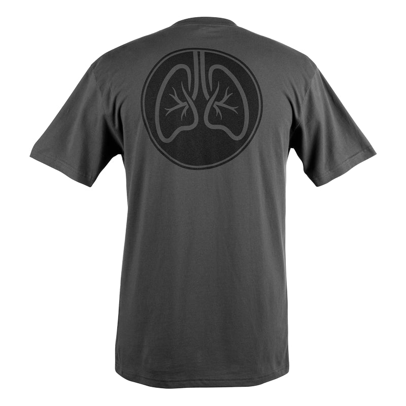 ELVT Lungs T-Shirt in Dark Gray